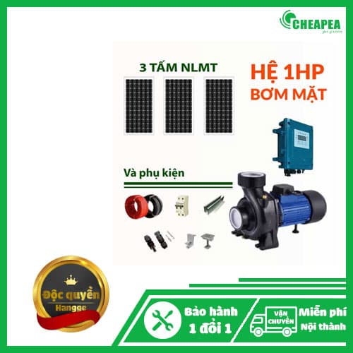 Hệ thống Bơm nổi Năng lượng mặt trời – 750W