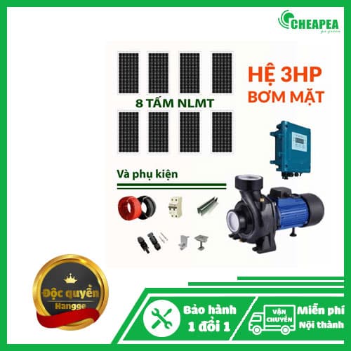 Hệ thống Bơm nổi Năng lượng mặt trời – 2200W