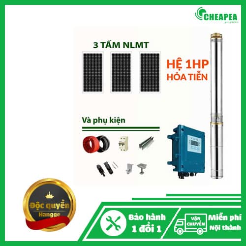 Hệ thống Bơm Hỏa tiễn Năng Lượng Mặt Trời 750W
