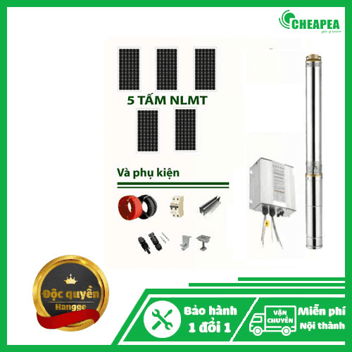 Hệ thống Bơm hỏa tiễn Năng Lượng Mặt Trời 1500W